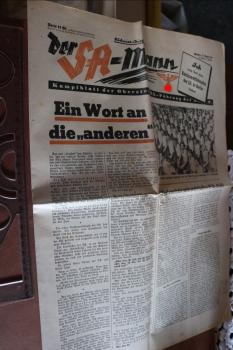 Zeitung -  Der SA-Mann  21. August 1937